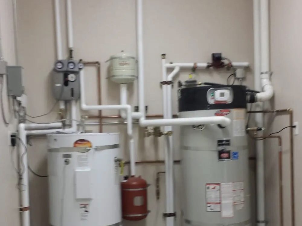 Solar water heating system installed at the Tri City fire station
